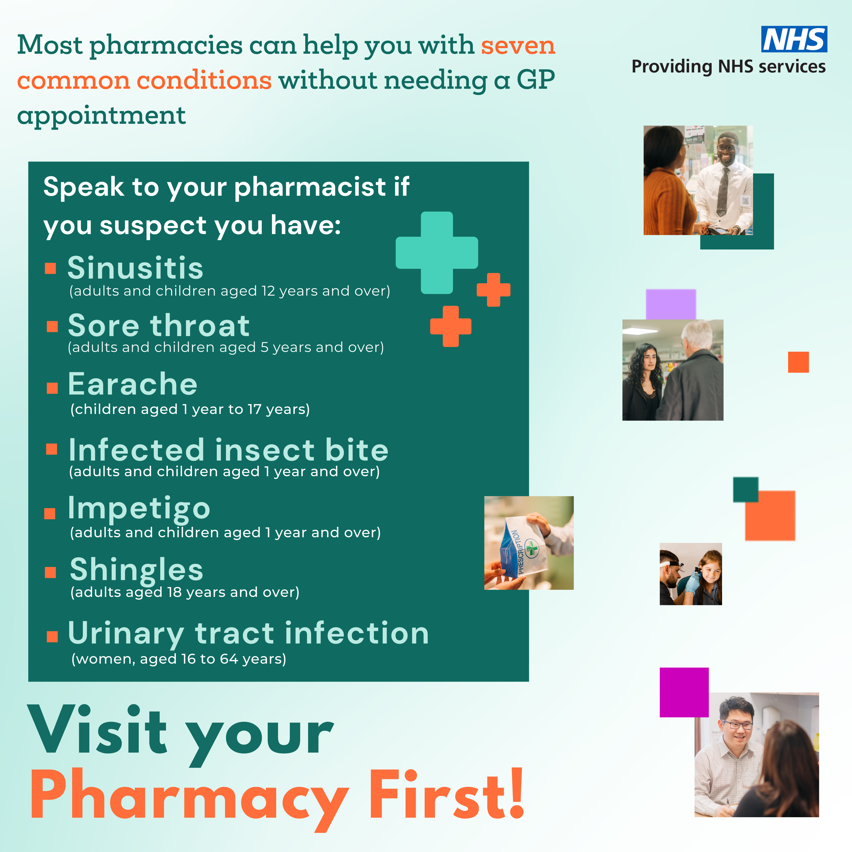 Social media card for Croydon Pharmacy First